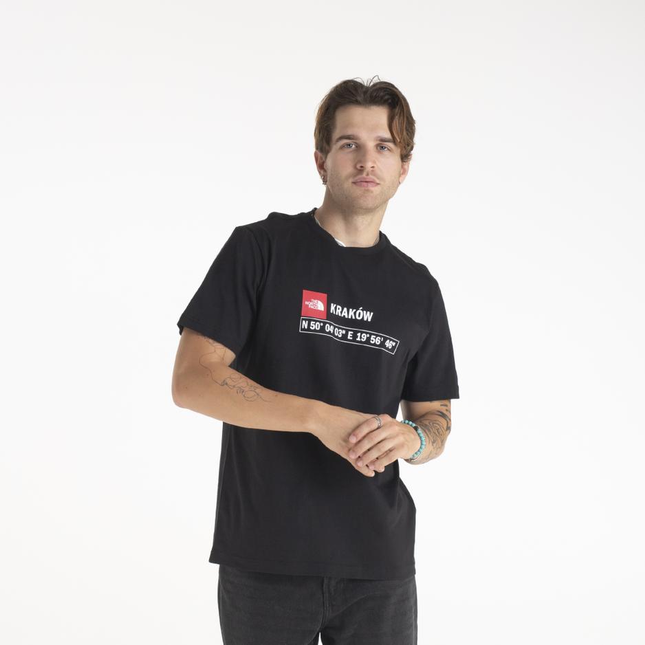 Koszulka The North Face GPS Krakow 0A8B4EJK31 - czarne