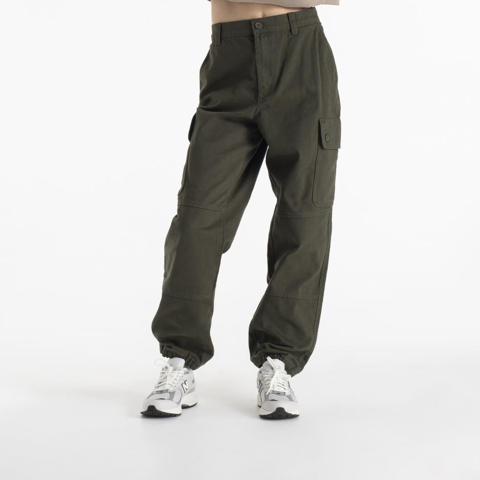 Spodnie Champion Organic Cotton Cargo Trousers 117448-GS508 - zielone