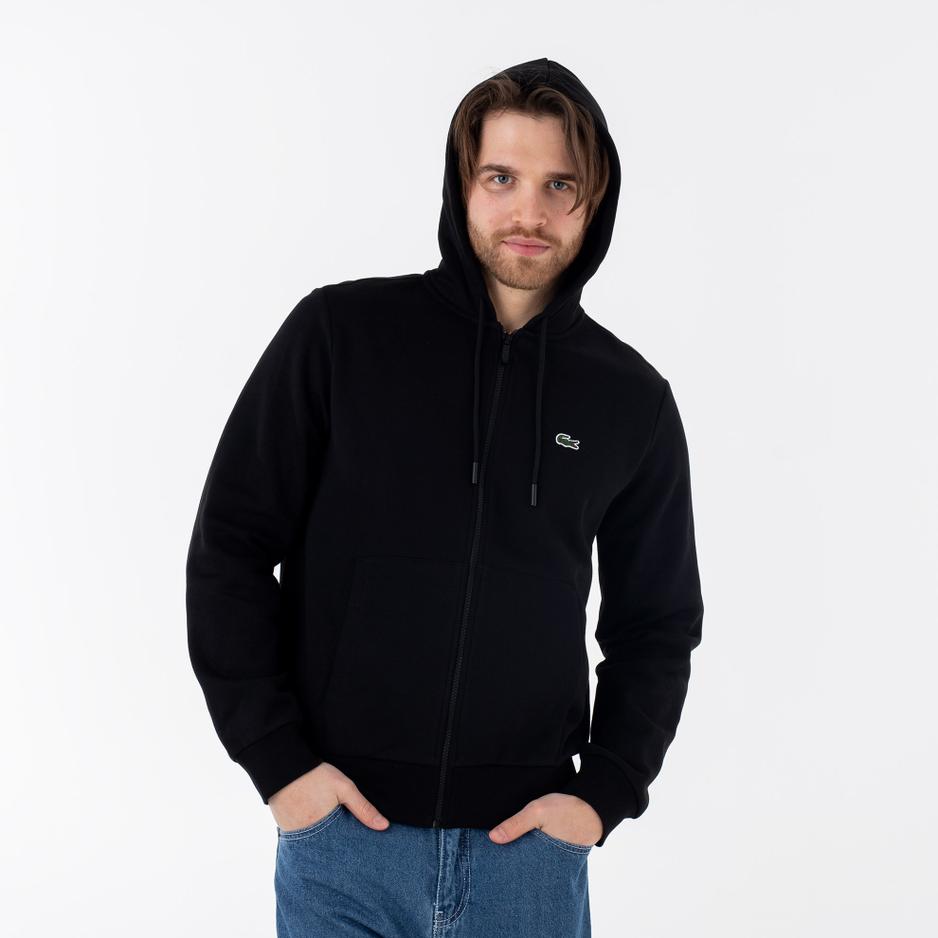 Bluza Lacoste Kangaroo Pocket Colour-Block SH9626-031 - czarna