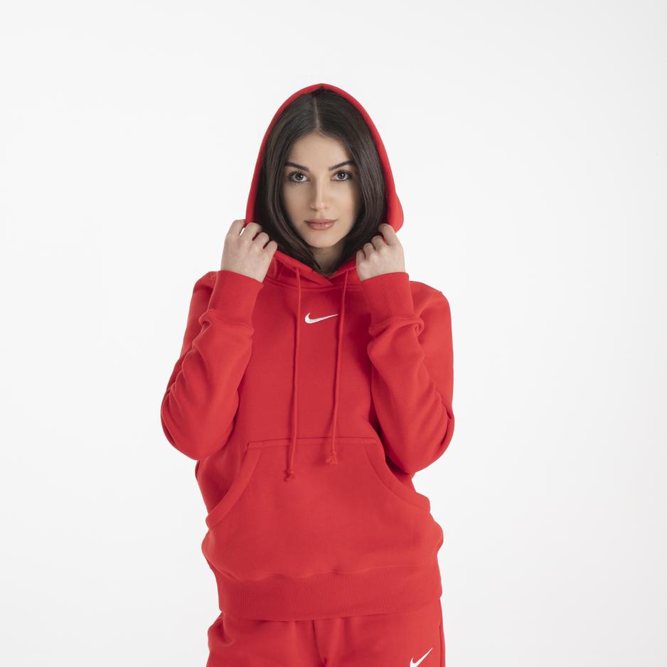 Bluza Nike Sportswear Phoenix Fleece DQ5872-657 - czerwona