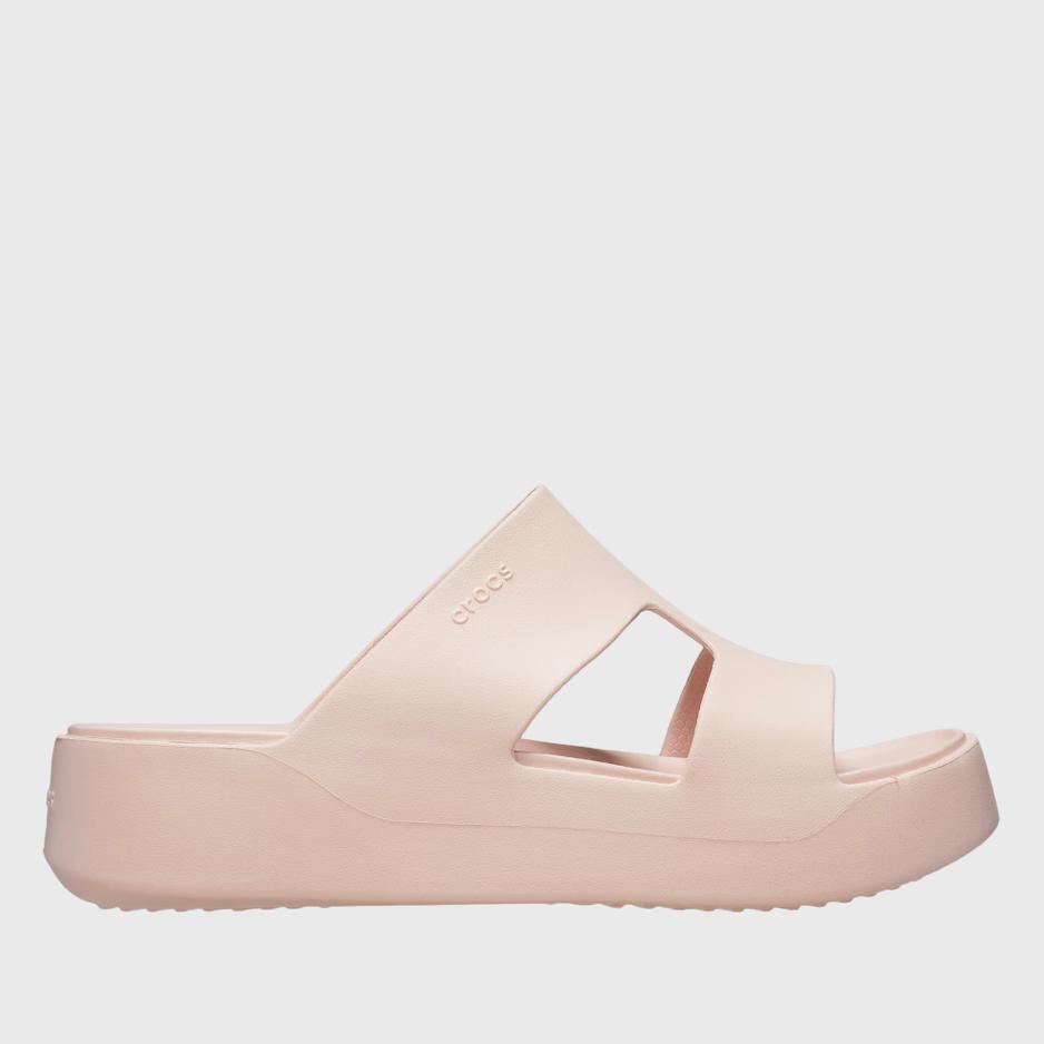 Klapki Crocs Getaway Platform H-Strap 209409-6UR - różowe