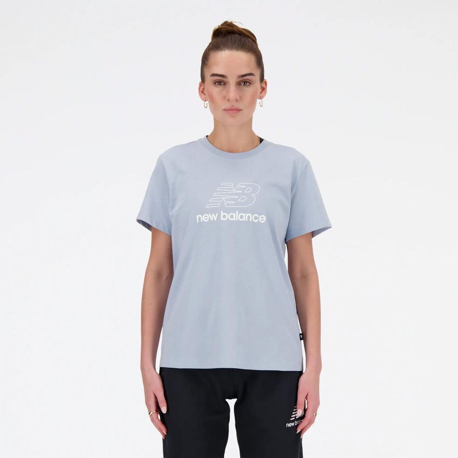 Koszulka New Balance WT41816LAY - niebieska
