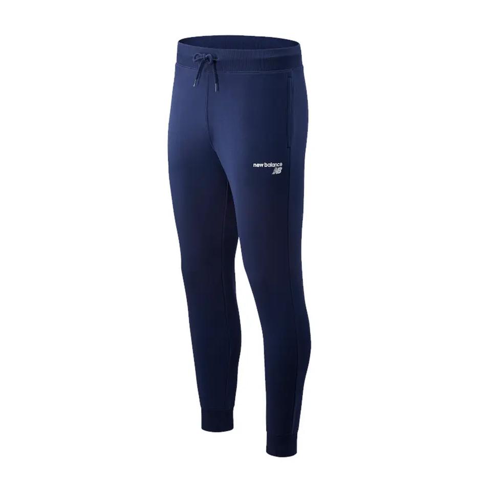 Spodnie dresowe New Balance MP03904PGM - granatowe