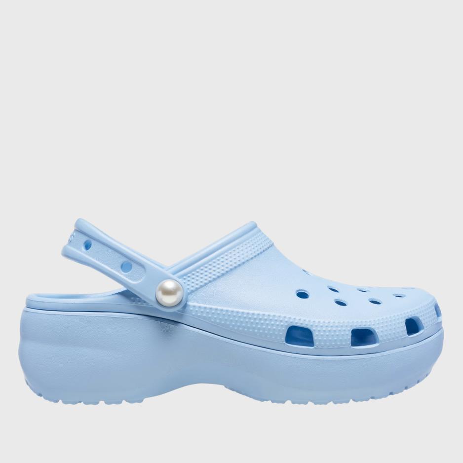 Klapki Crocs Classic Platform 211231-4NS - niebieskie