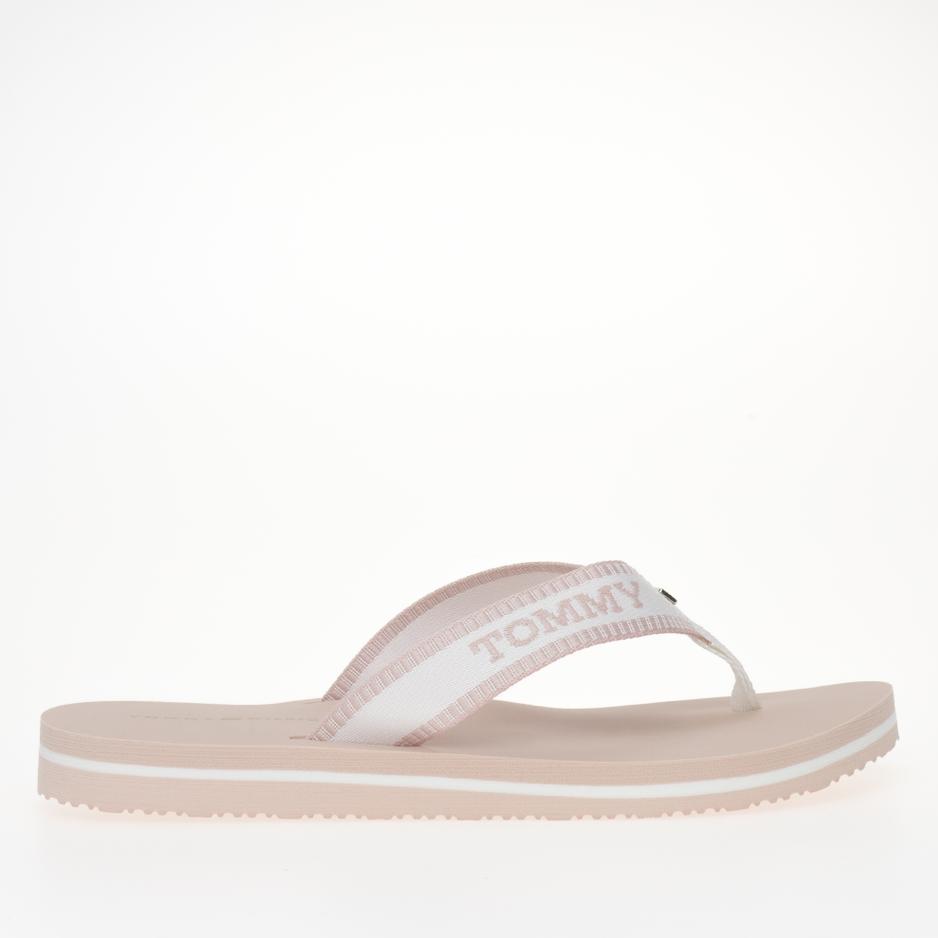 Japonki Tommy Hilfiger Webbing Pool Slide FW0FW07859-0LA - różowe