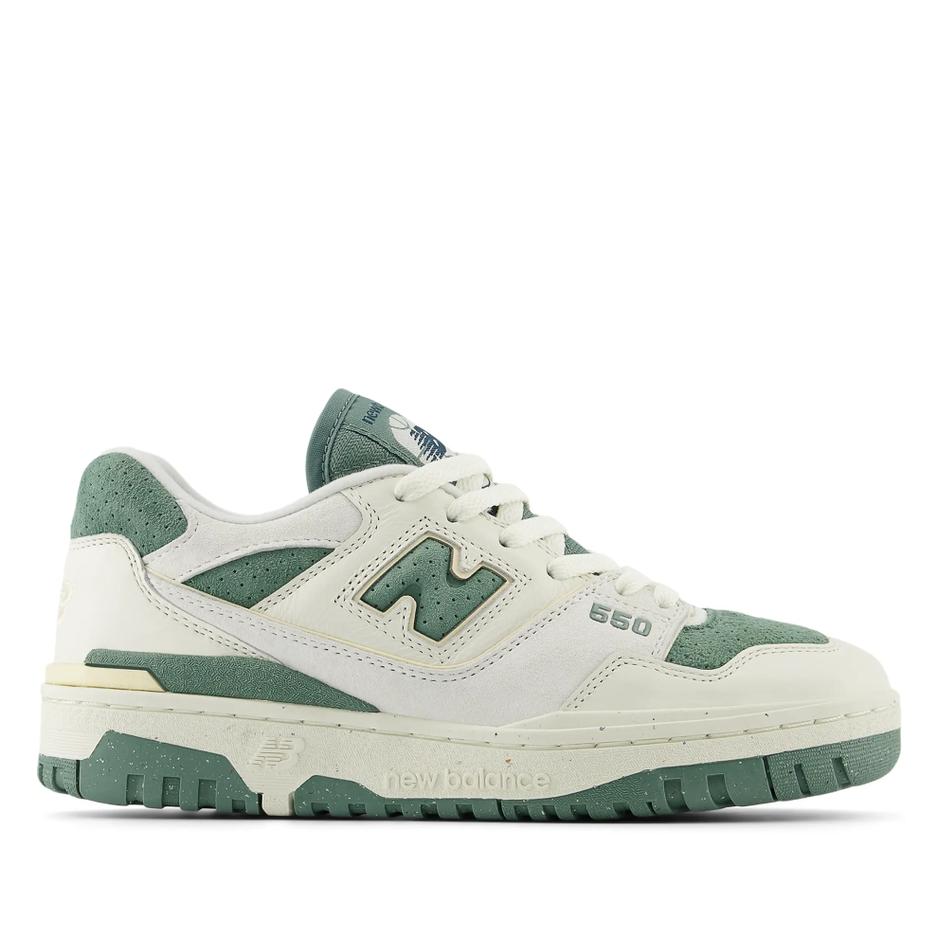 Buty damskie New Balance BBW550PE - biało-zielone