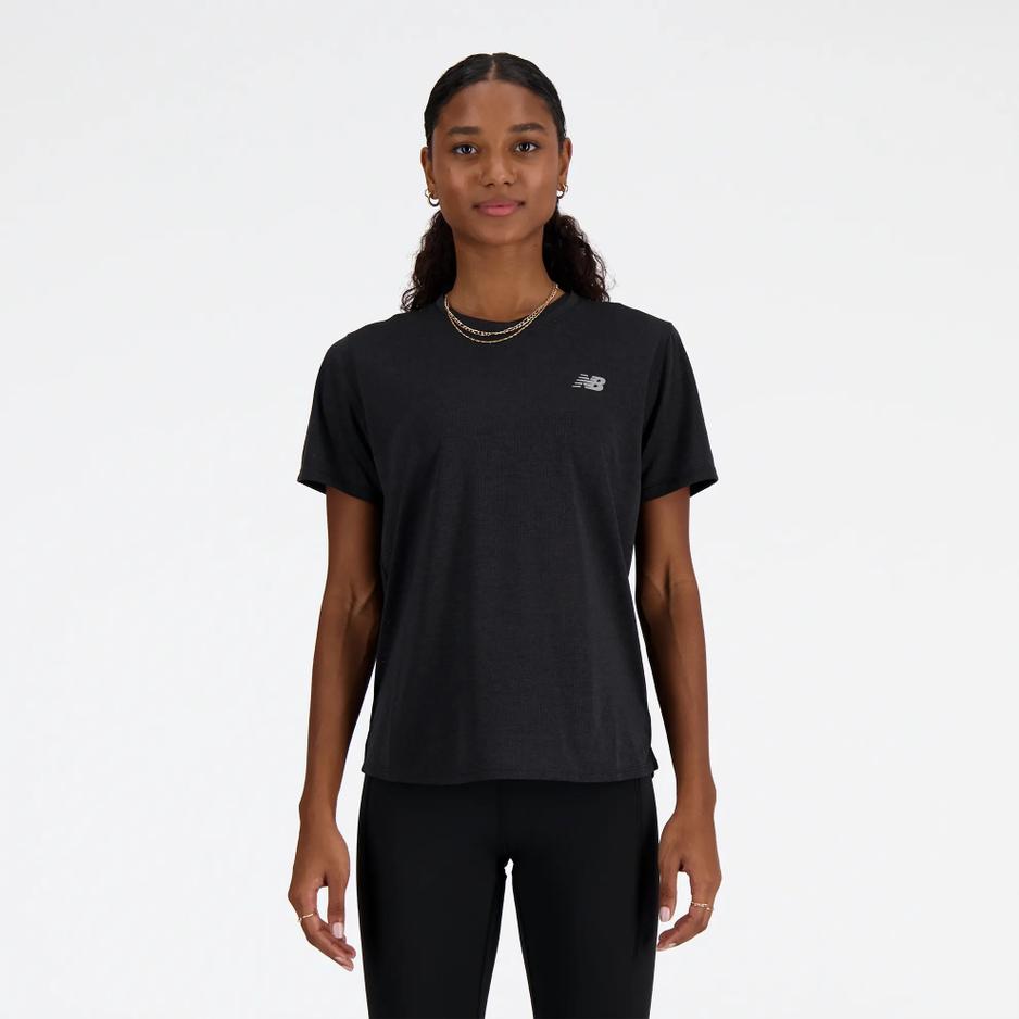 Koszulka New Balance WT41253BKH - czarna