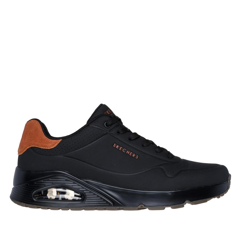 Buty Skechers Uno Suited On Air 183004BBK - czarne