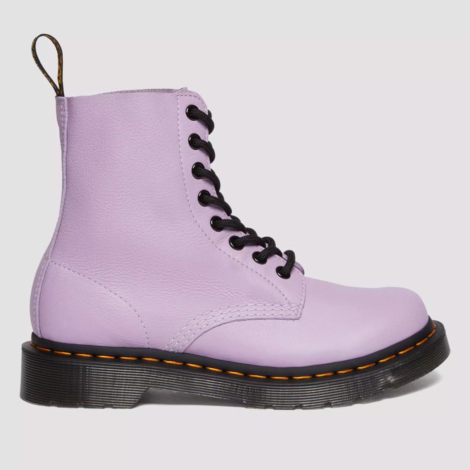 Buty Dr Martens 1460 Pascal Black Eyelet Lace Up 30689308 - fioletowe