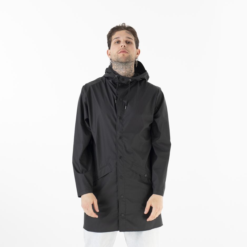 Kurtka Rains Long Jacket 12020-01 - czarna