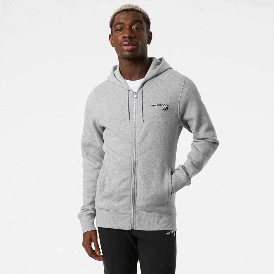 Bluza New Balance MJ03907AG - szara