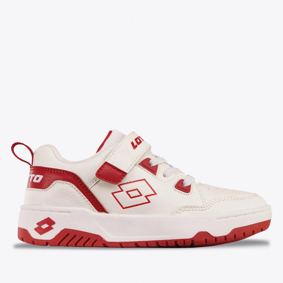 Buty Lotto Awery K 2600090K-1030 - biało-czerwone