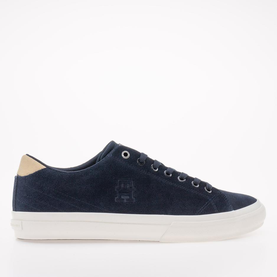 Buty Tommy Hilfiger Hi Vulc Street Low Suede FM0FM04590-DW5 - granatowe
