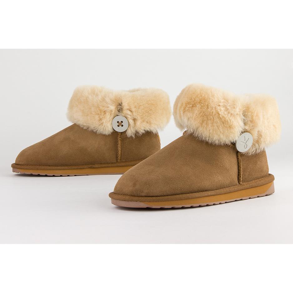 EMU エミュー OdessaMinillicCC BUTY EMU AUSTRALIA ORE FOLD OVER W12315CHES DAMSKIE, CZARNE