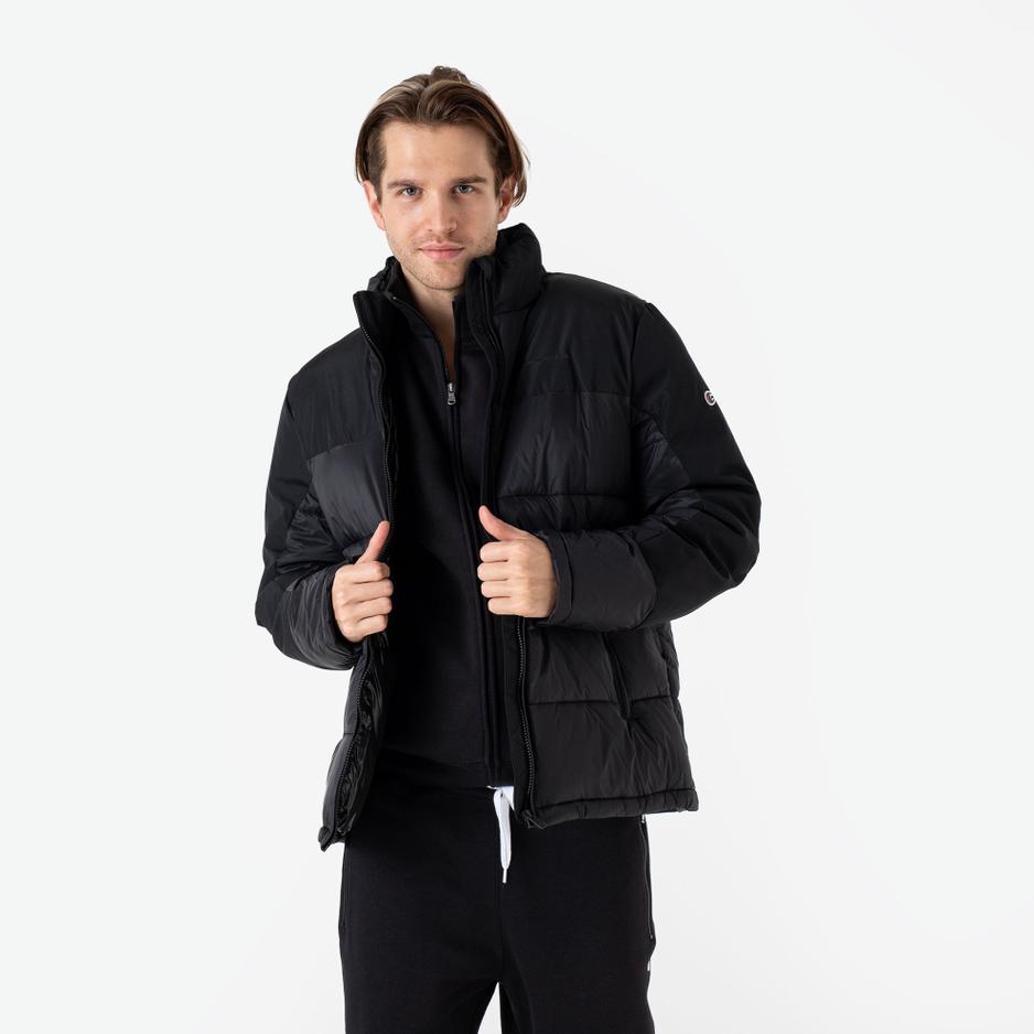 Kurtka Champion C Logo Full-Zip Padded 219191-KK001 - czarna