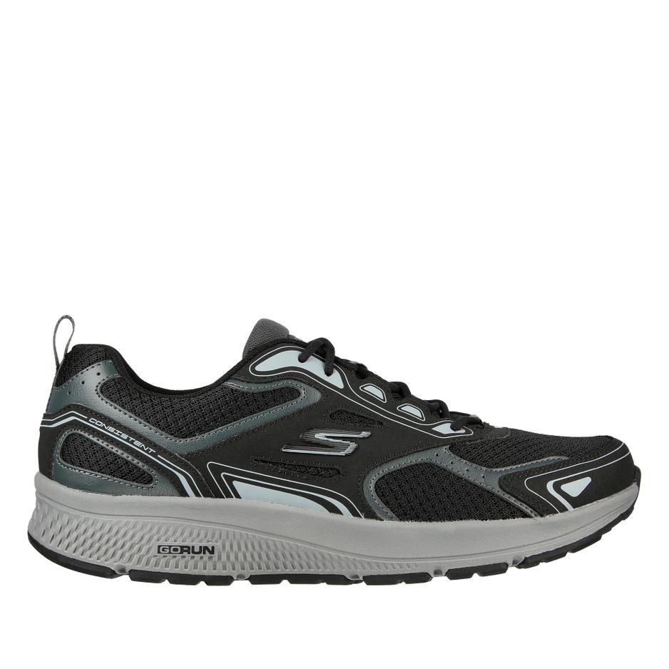 Buty męskie Skechers GOrun Consistent 220034BKGY - czarne
