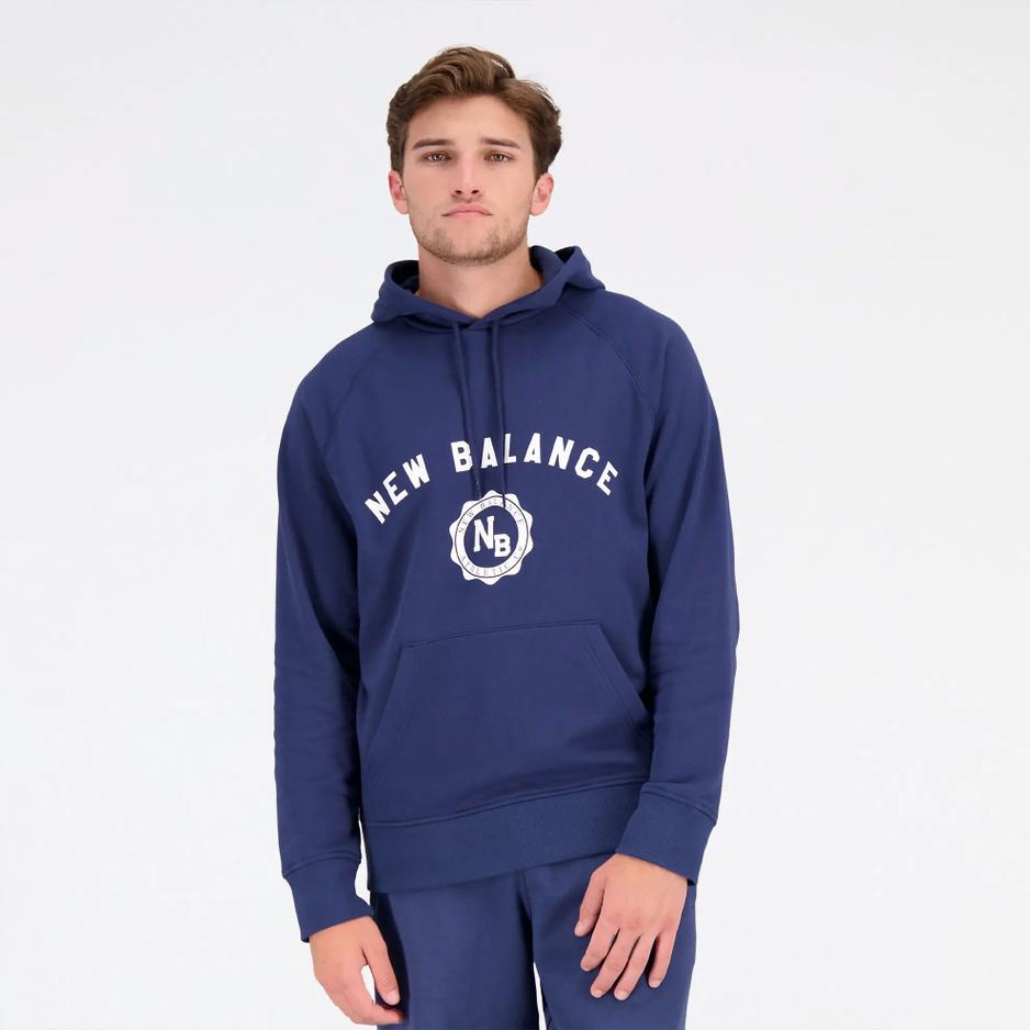 Bluza New Balance MT31901NNY - granatowa