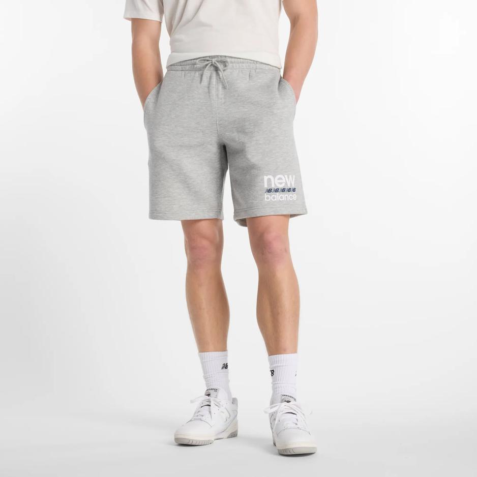 Spodenki New Balance MS51940AG - szare