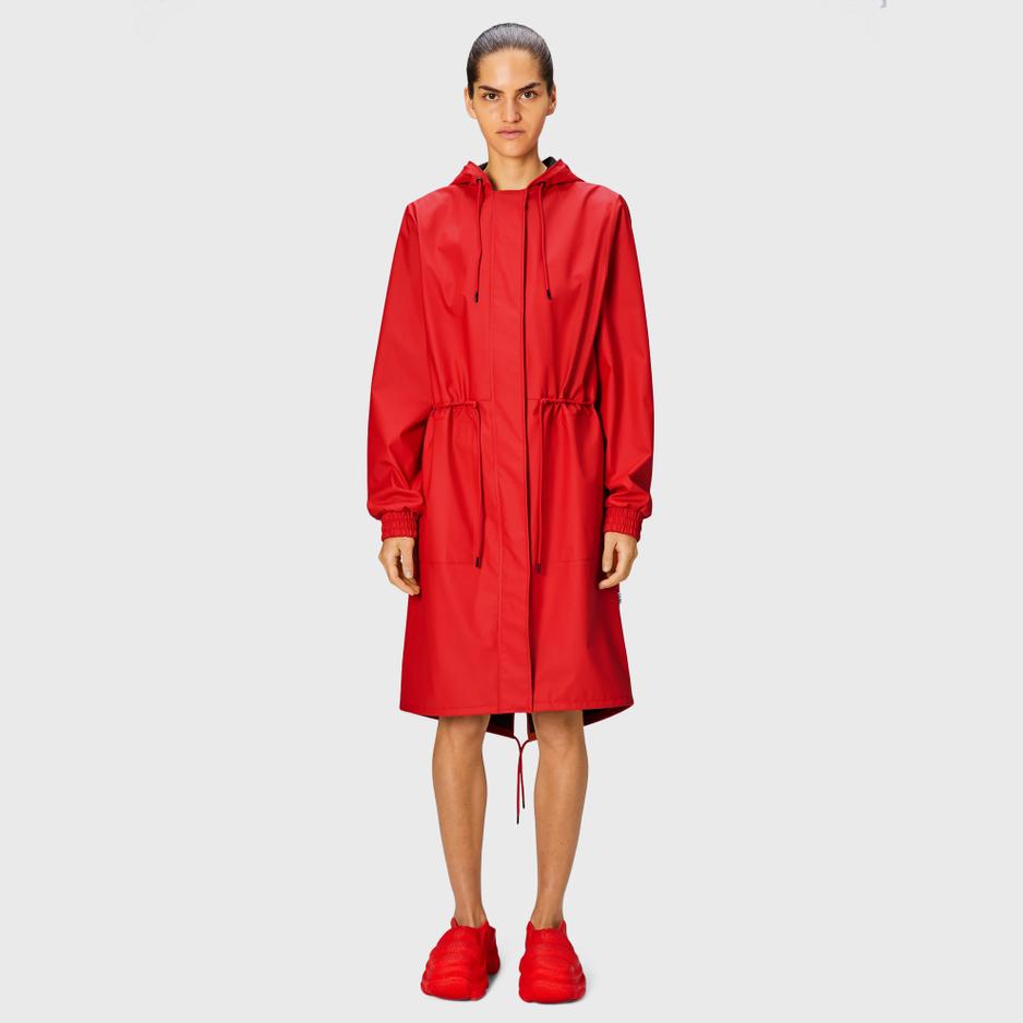 Kurtka Rains String Parka W3 18550-12 - czerwona