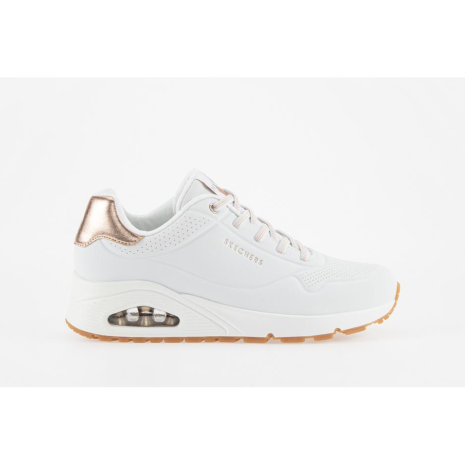 Buty Skechers Uno Shimmer Away 155196WHT - białe