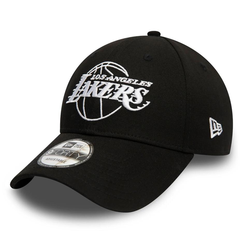Czapka New Era 9Forty NBA LA Los Angeles Lakers Outline 12292584 - czarna