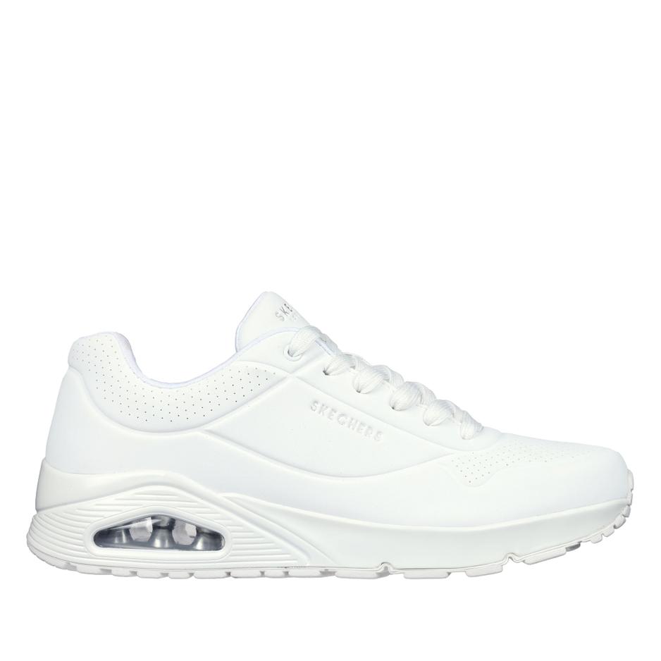 Buty damskie Skechers Uno Stand on Air 52458W - białe