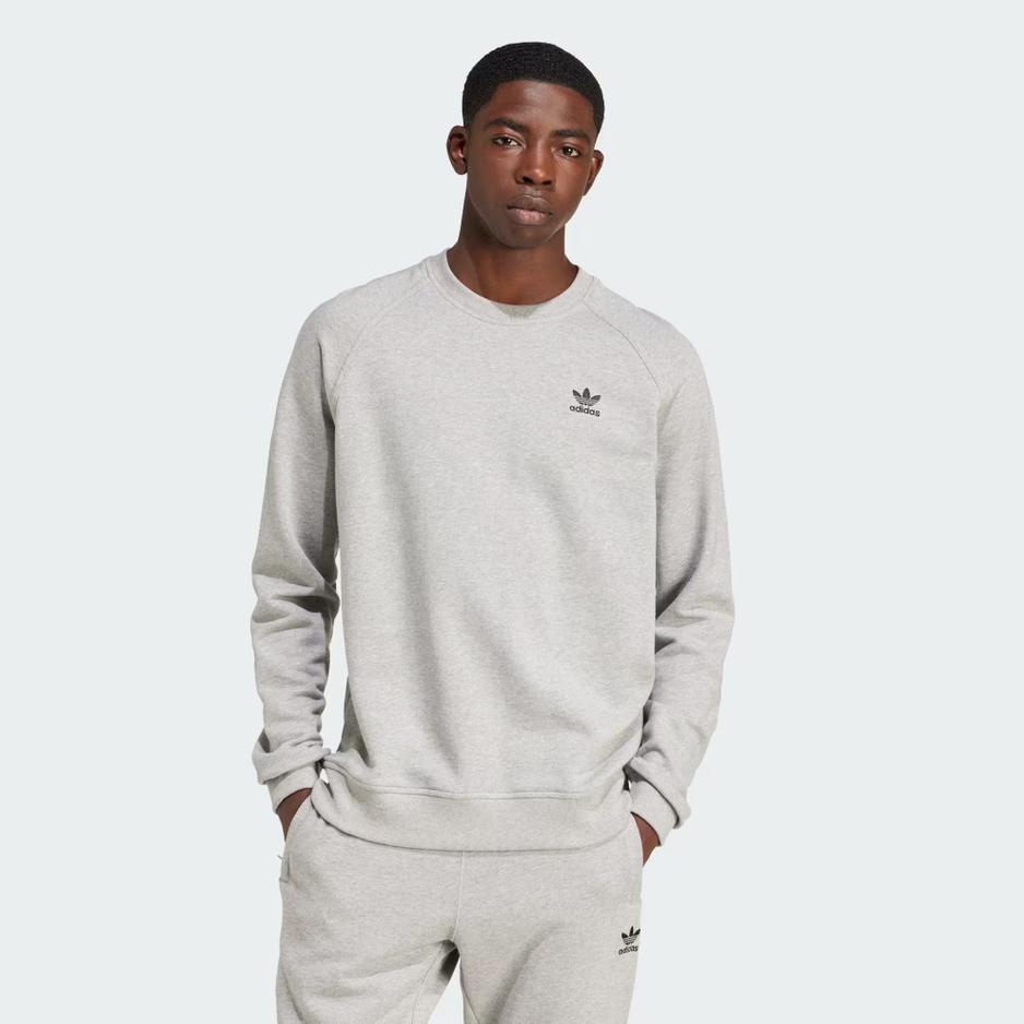 Bluza adidas Trefoil Essentials Crewneck IX7677 - szara