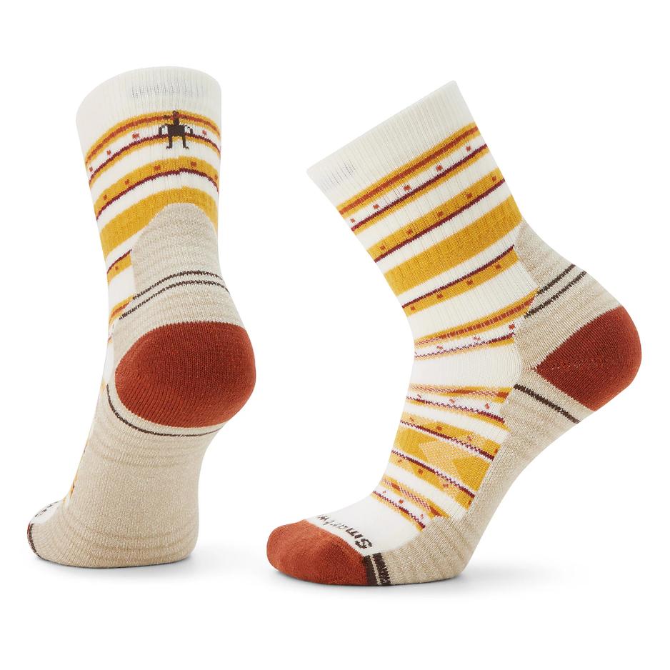 Skarpety Smartwool Hike Light Cushion Stitch Stripe Mid Crew 01577-100 - multikolor