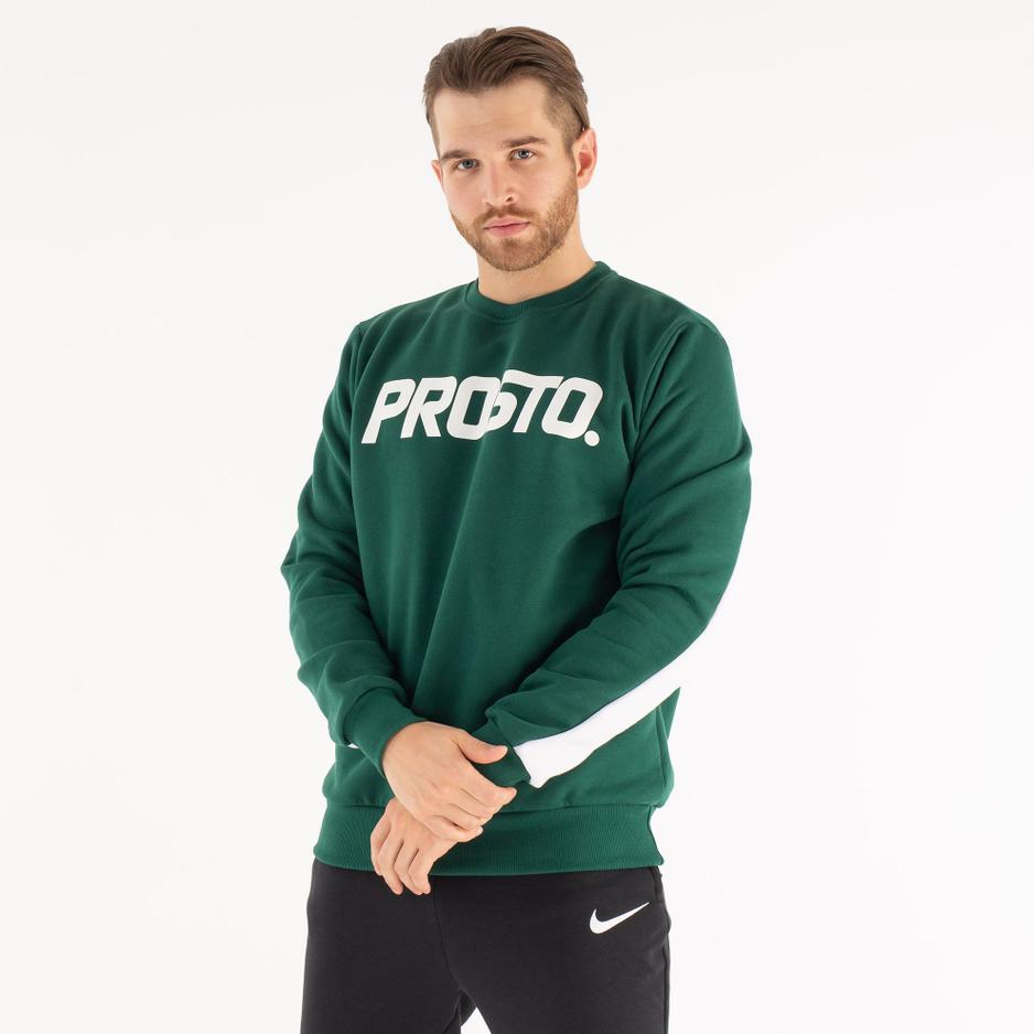Bluza Prosto Klasyk Classic XXII KL222MSWE1034 - zielona