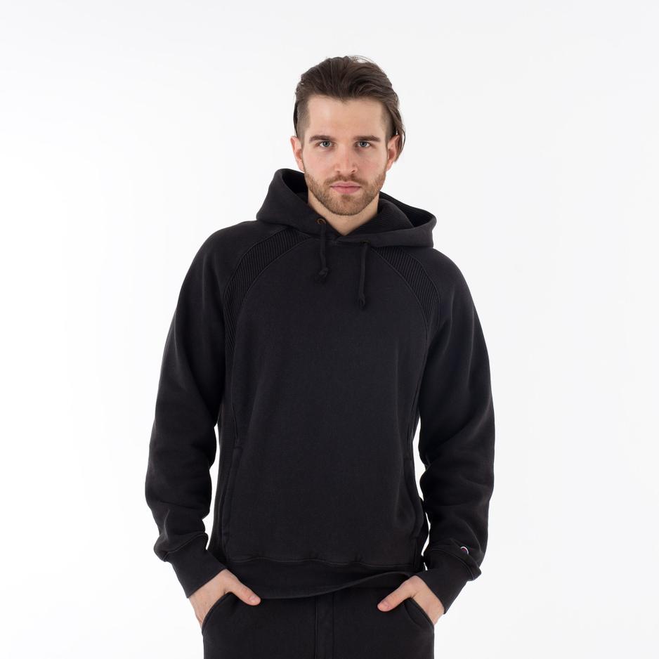 Bluza Champion Waffle Insert Reverse Weave Hoodie 218643-KK001 - czarna