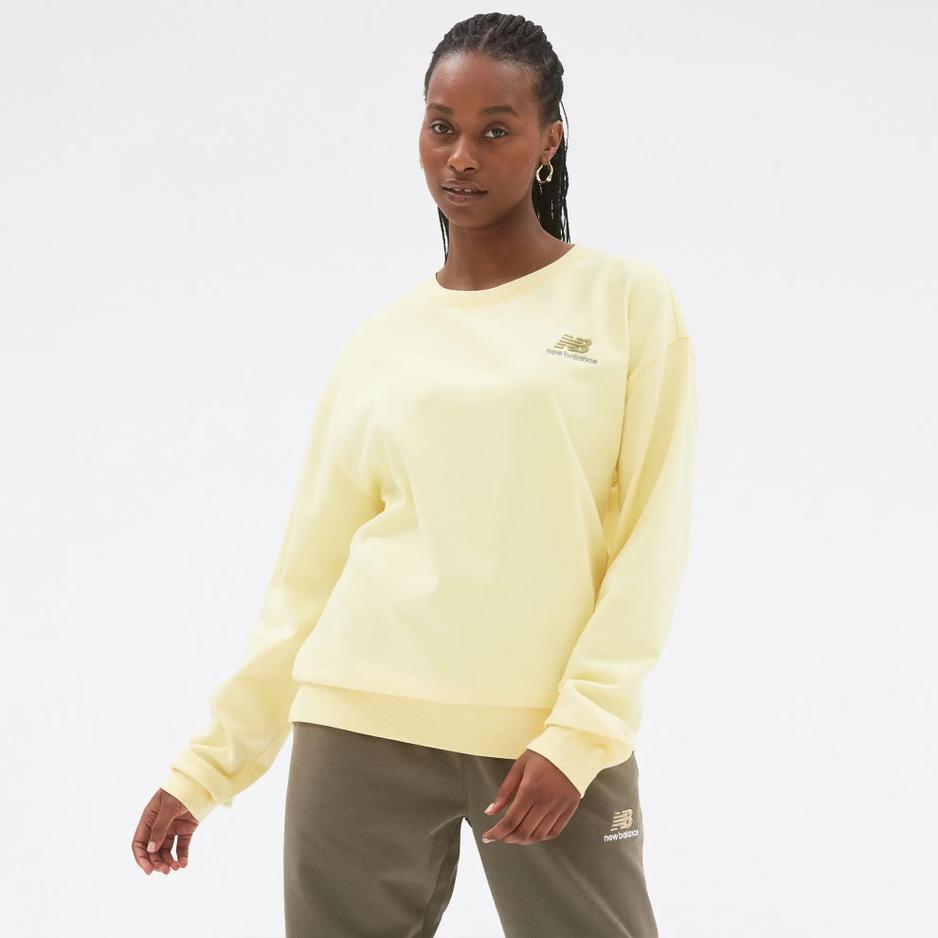 Bluza New Balance UT21501MZ - żółta