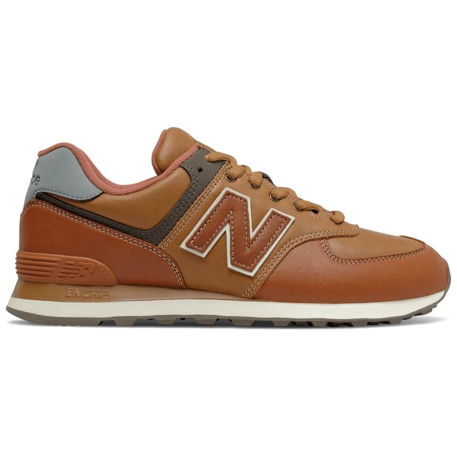 Buty New Balance ML574OMA - brązowe