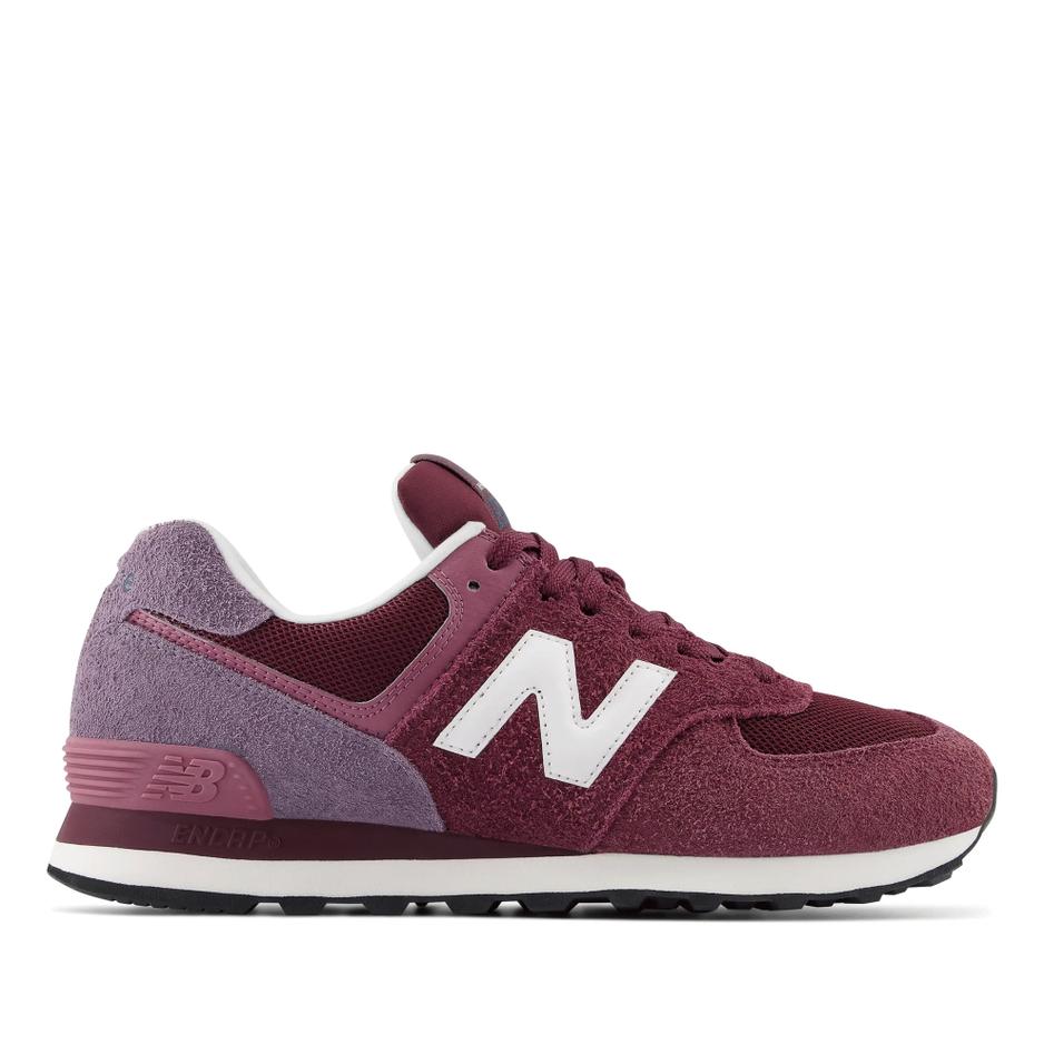 Buty New Balance U574ABO - bordowe