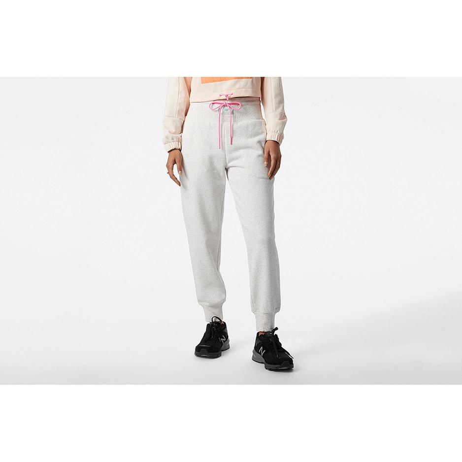 Spodnie dresowe New Balance WP21511WM - szare