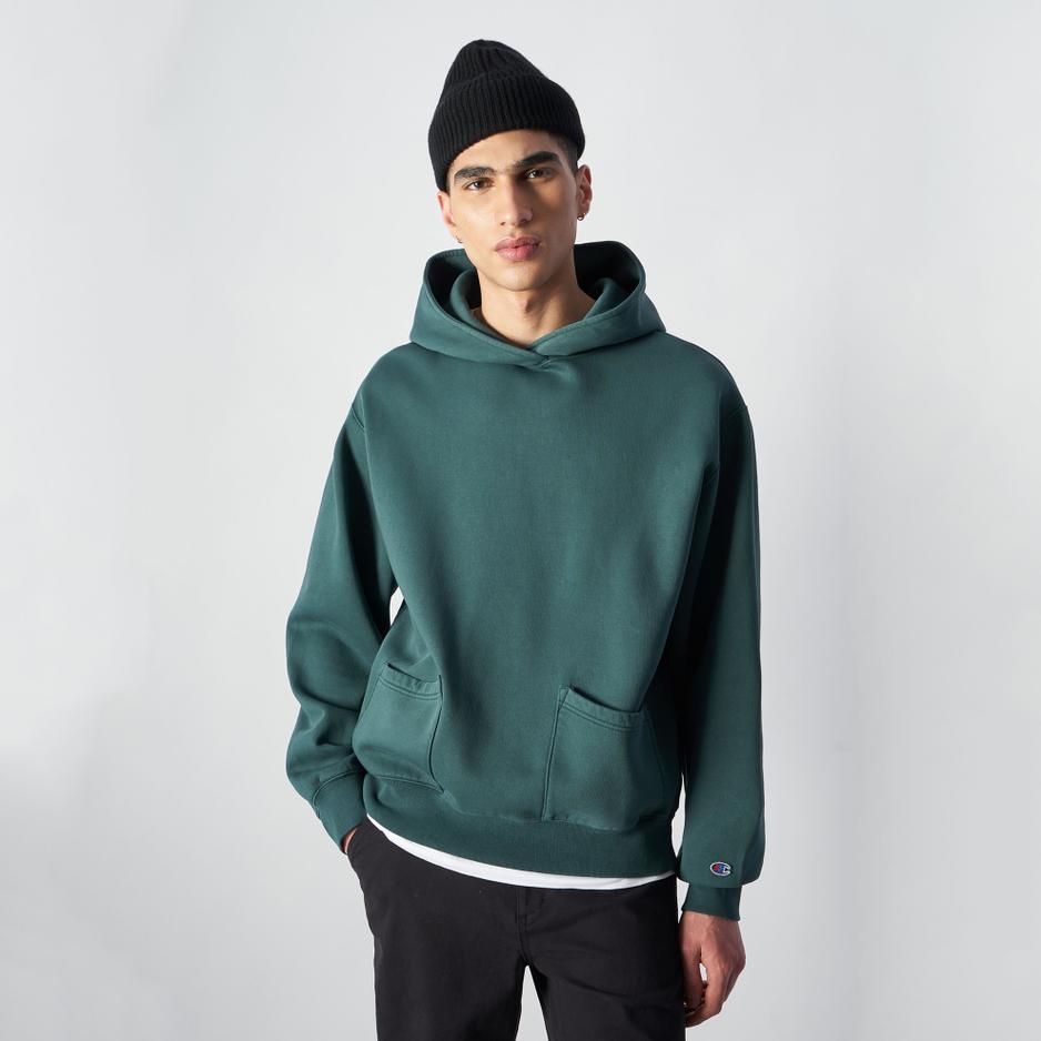 Bluza Champion Hooded Sweatshirt 220510-GS514 - zielona