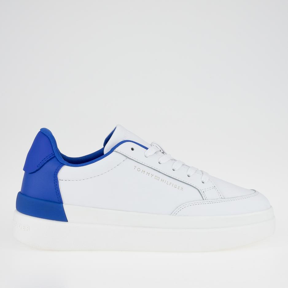 Buty Tommy Hilfiger Feminine Sneaker With Color Pop FW0FW06896-0LA - białe