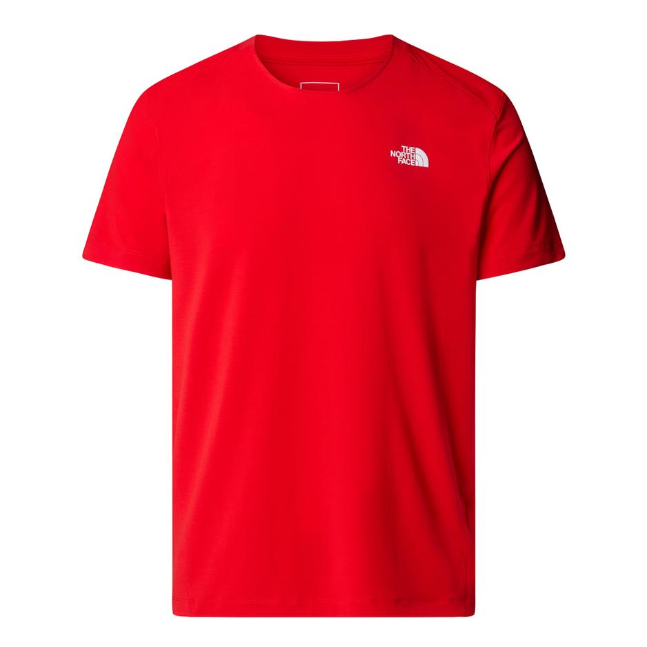 Koszulka męska The North Face Lightning Alpine 0A87H7HCL1 - czerwona