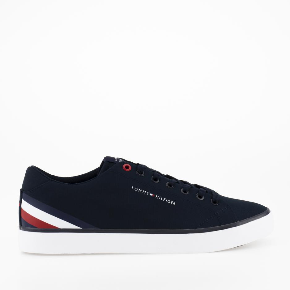 Buty Tommy Hilfiger HI Vulc Core Low Stripes FM0FM04735-DW5 - granatowe