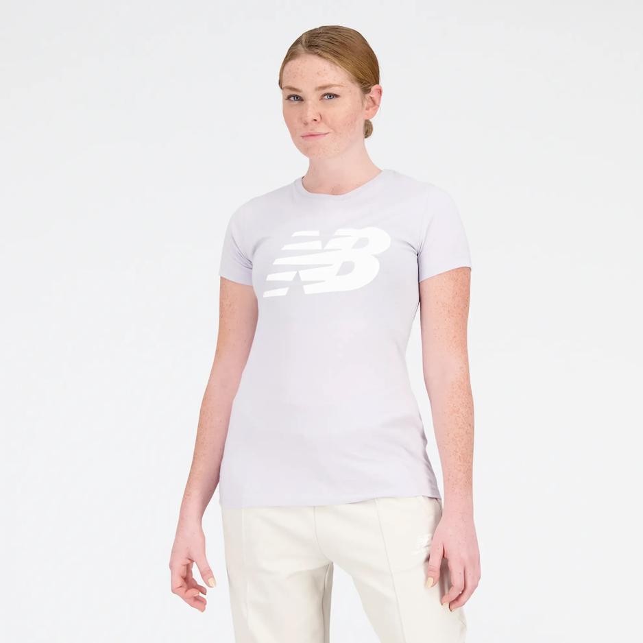 Koszulka New Balance WT03816GRV - fioletowa