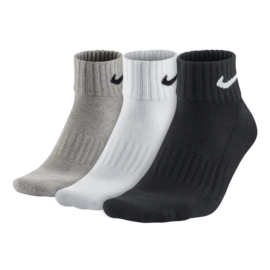 Skarpety Nike Value Quarter 3pak SX4926-901 - multikolor