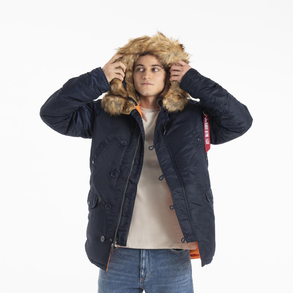 Kurtka Alpha Industries Parka N3B VF 59 10314107 - granatowa