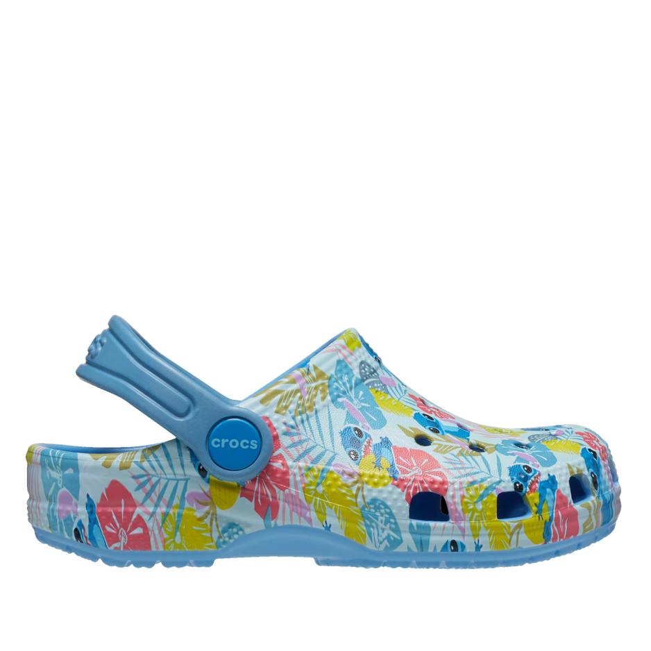Klapki Crocs Toddler's Disney Stitch Classic Clog 209471-4TB - niebieskie