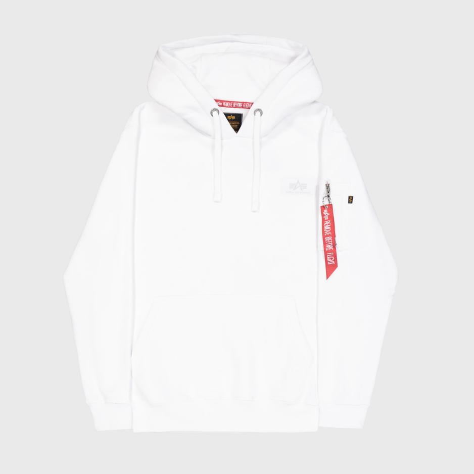 Bluza Alpha Industries Back Print Hoody 17831809 - biała