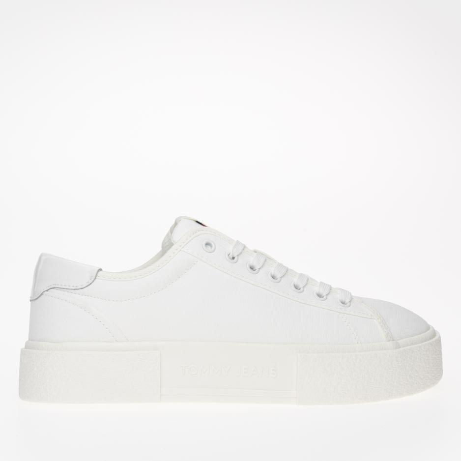 Buty Tommy Jeans Floxing Flatform EN0EN02480-YBL - białe