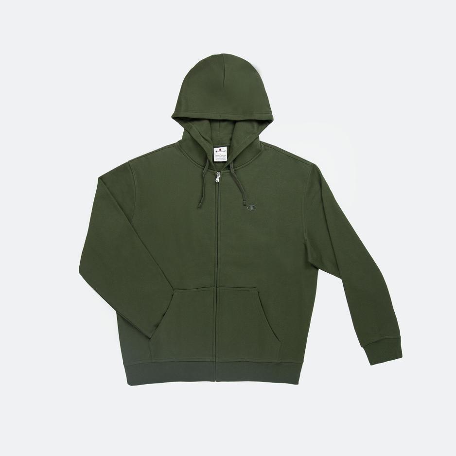 Bluza Champion Full Zip Hoodie 220276-GS508 - zielona