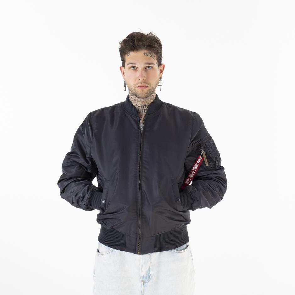 Kurtka Alpha industries MA-1 VF 59 Long 168100466 - szara