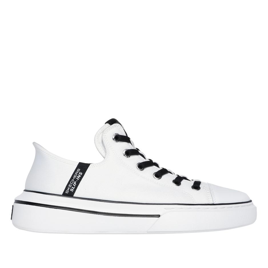 Buty Skechers Premium Leather Skechers Slip-ins Snoop One OG 251026WBK - białe