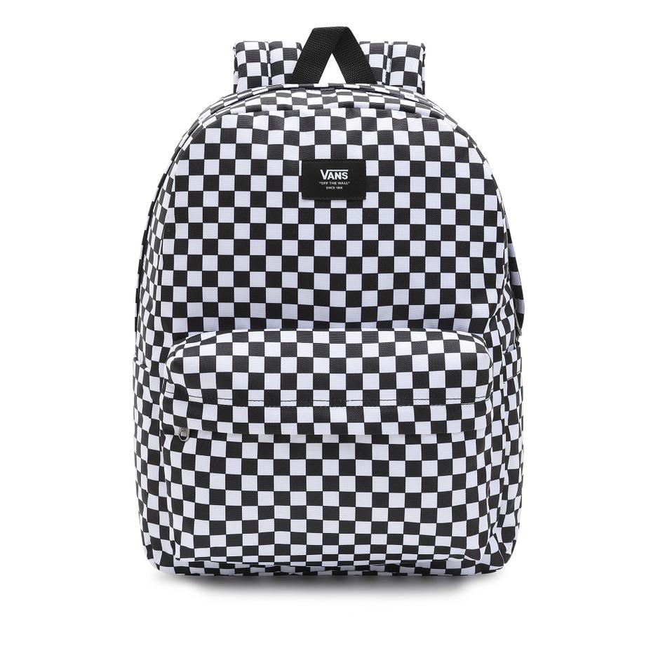 Plecak Vans Old Skool Check VN0A5KHRY281 - czarno-biały