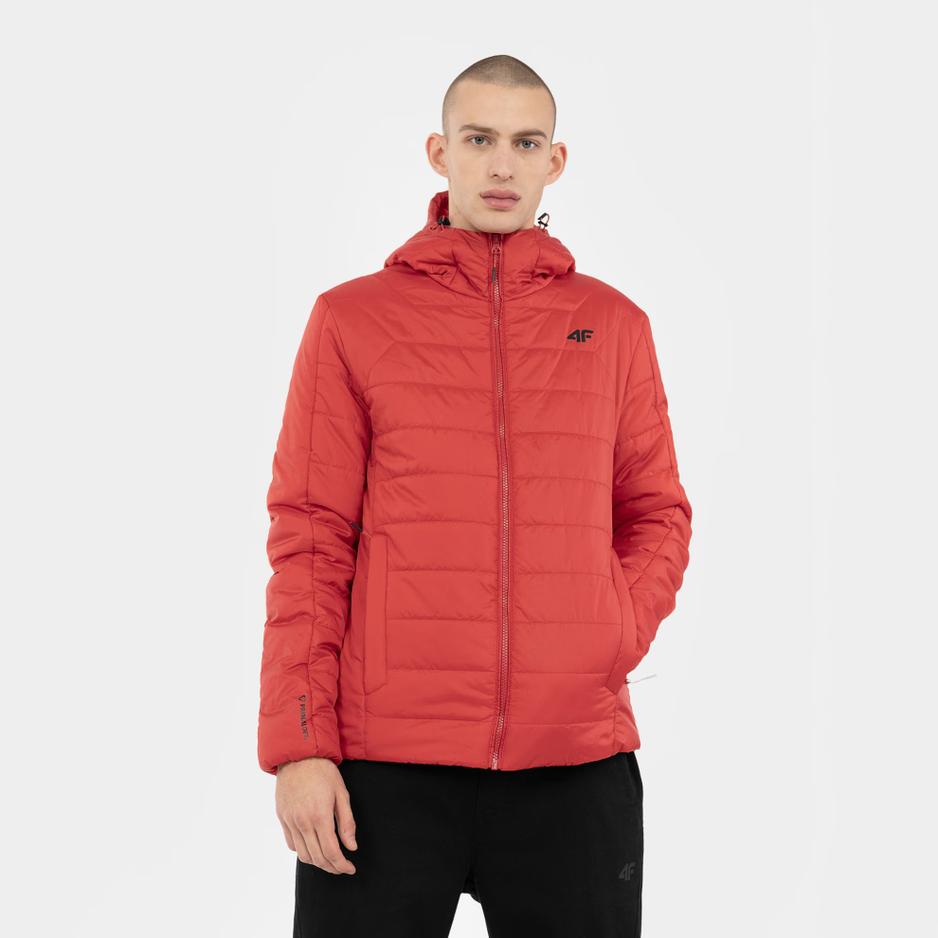 Kurtka 4F Primaloft Black Eco H4Z22KUMP00661S - czerwona