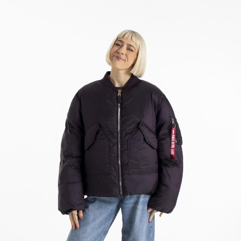 Kurtka Alpha Industries MA-1 Padded 148004719 - fioletowa